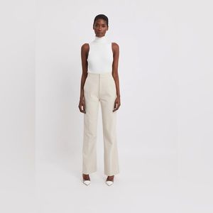 BOA STRAIGHT LEG WOOL BLEND TROUSERS